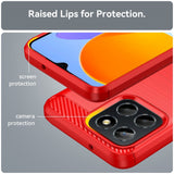 Honor 70 Lite Brushed Carbon Case - Red