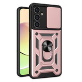 Samsung Galaxy S23 FE Tough Case w. Magnetic Kickstand & Cam Slider - Rose Gold