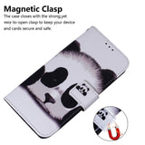 Samsung Galaxy A25 (5G) Leather Case m. Wallet & Print - Panda