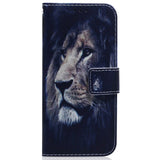 Nokia XR21 Leather Wallet Case w. Print - Lion