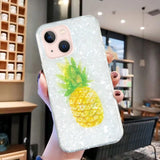 iPhone 15 Flexible Plastic Case - Pineapple