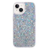 iPhone 15 Plus Glitter Case - Silver