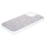 iPhone 15 Plus Glitter Case - Silver