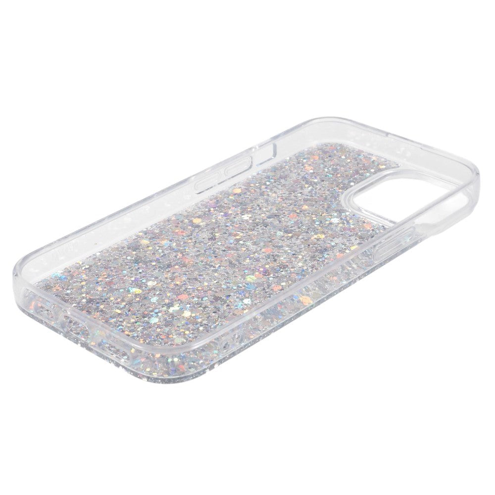 iPhone 15 Plus Glitter Case - Silver