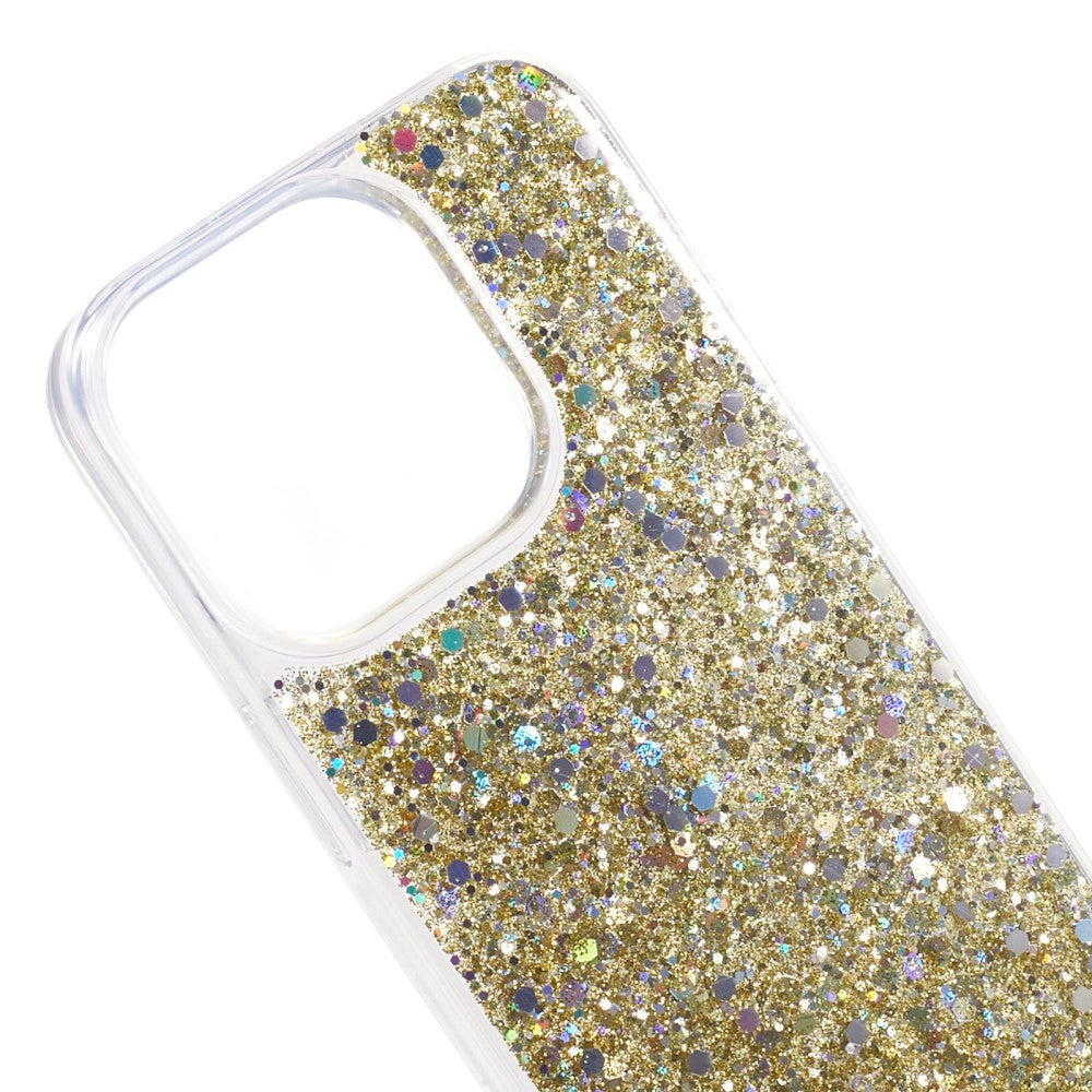 iPhone 15 Pro Glitter Case - Gold