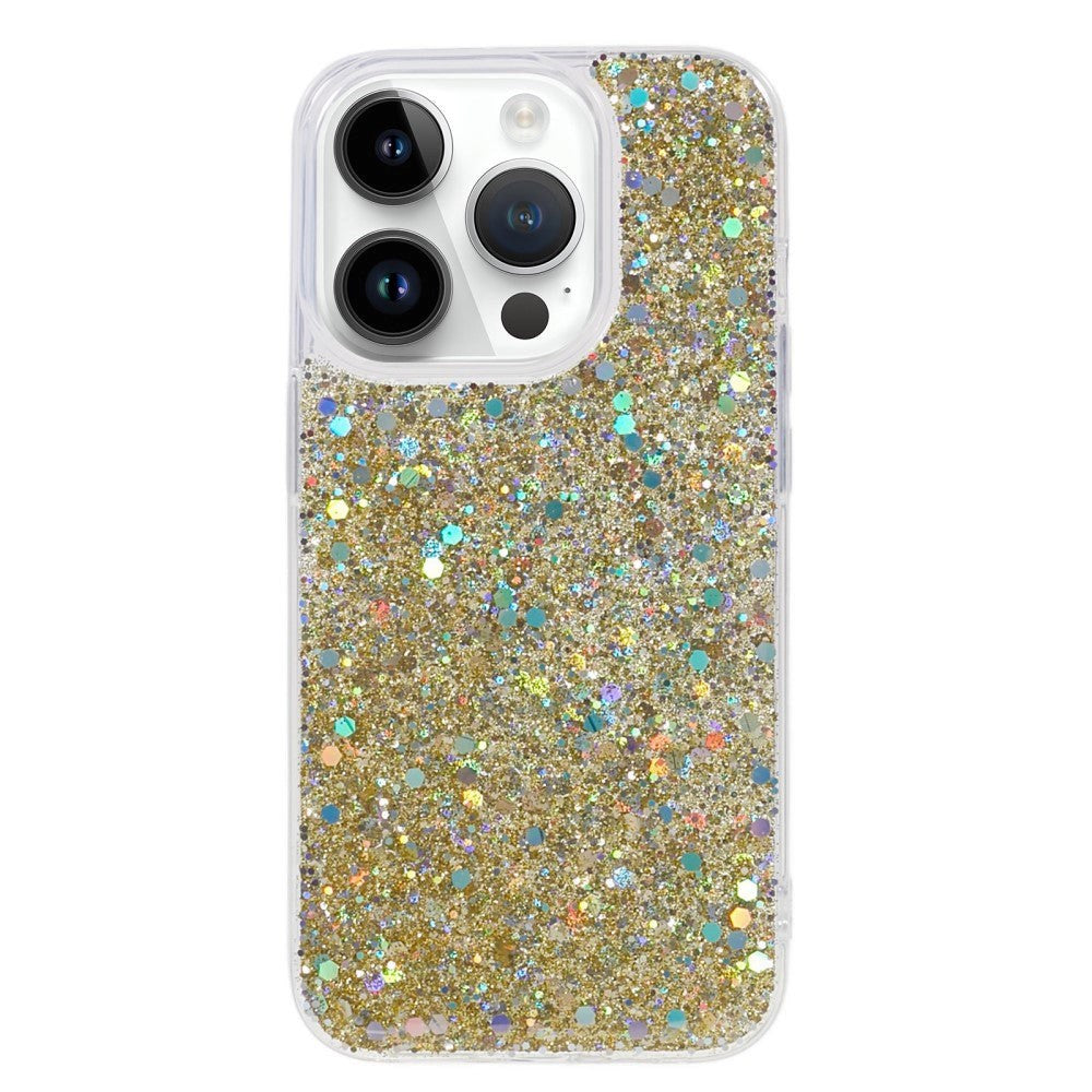 iPhone 15 Pro Max Glitter Case - Gold