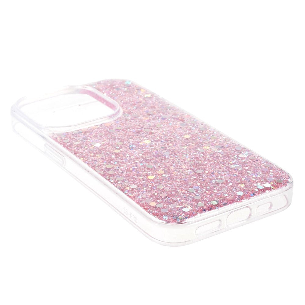 iPhone 15 Pro Max Glitter Case - Pink