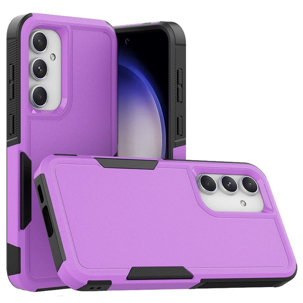 Samsung Galaxy S23 FE Hybrid Tough Case - Purple / Black