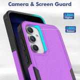 Samsung Galaxy S23 FE Hybrid Tough Case - Purple / Black