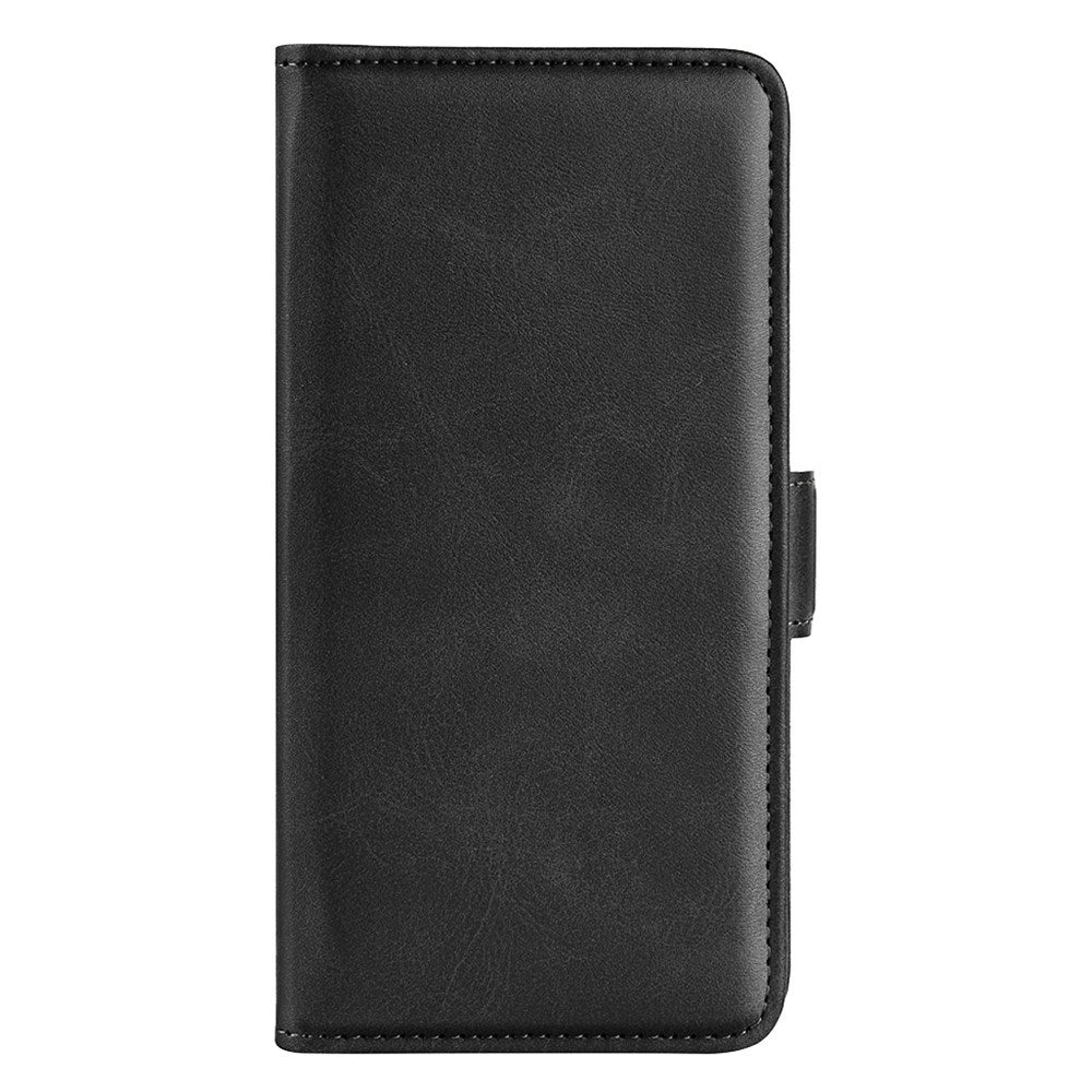 EIDERWOOD Motorola Moto G14 Leather Flip Case with Stand & Wallet - Black