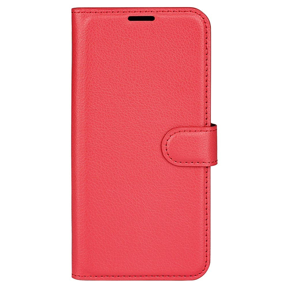 Samsung Galaxy M34 (5G) / F34 (5G) Litchi Leather Case w. Wallet - Red