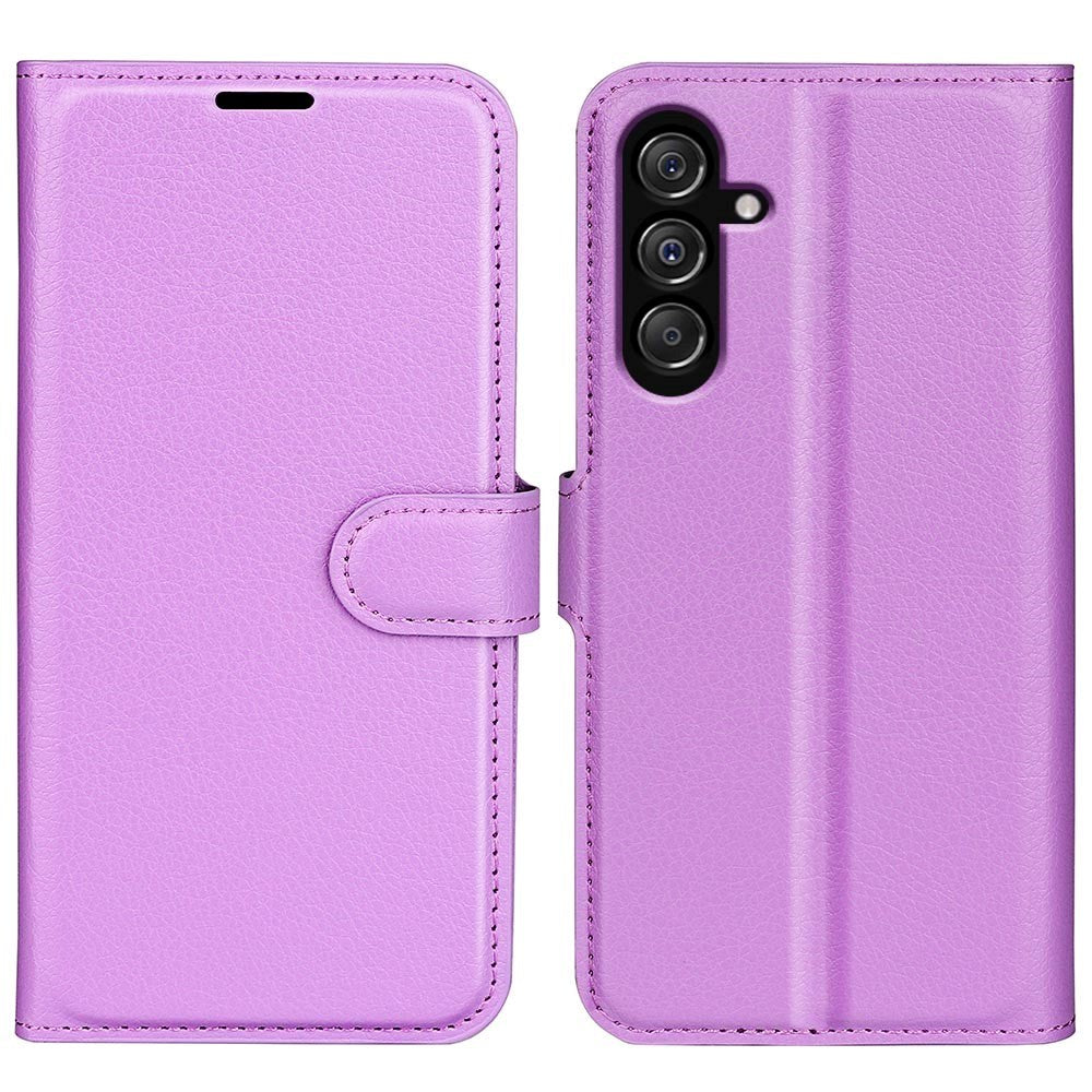 Samsung Galaxy M34 (5G) / F34 (5G) Litchi Leather Case w. Wallet - Purple