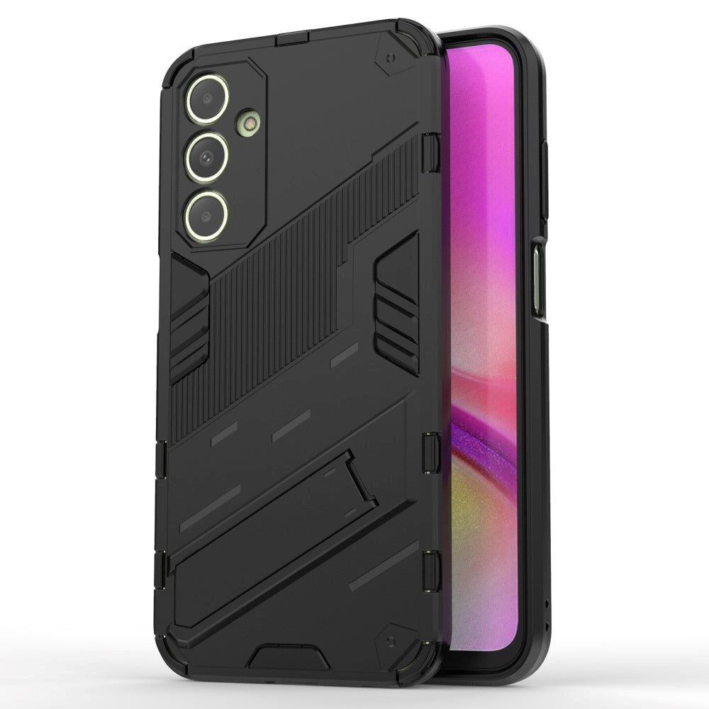 Samsung Galaxy A25 (5G) Hybrid Tough Case with Kickstand - Black