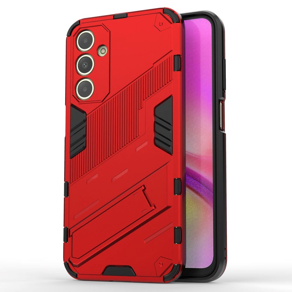 Samsung Galaxy A25 (5G) Hybrid Tough Case with Kickstand - Red