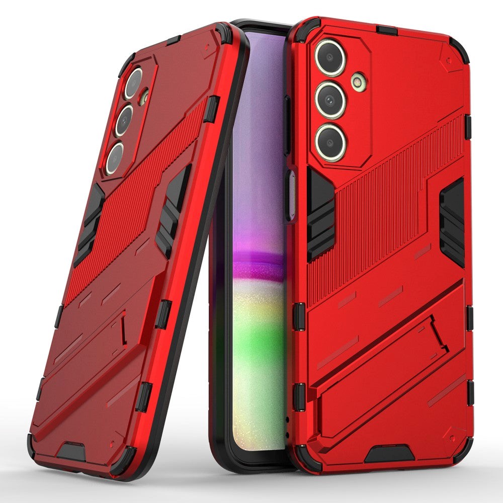 Samsung Galaxy A25 (5G) Hybrid Tough Case with Kickstand - Red