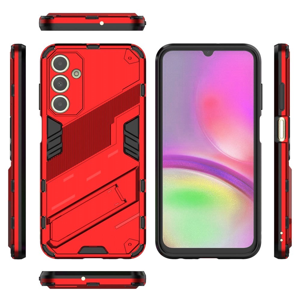 Samsung Galaxy A25 (5G) Hybrid Tough Case with Kickstand - Red