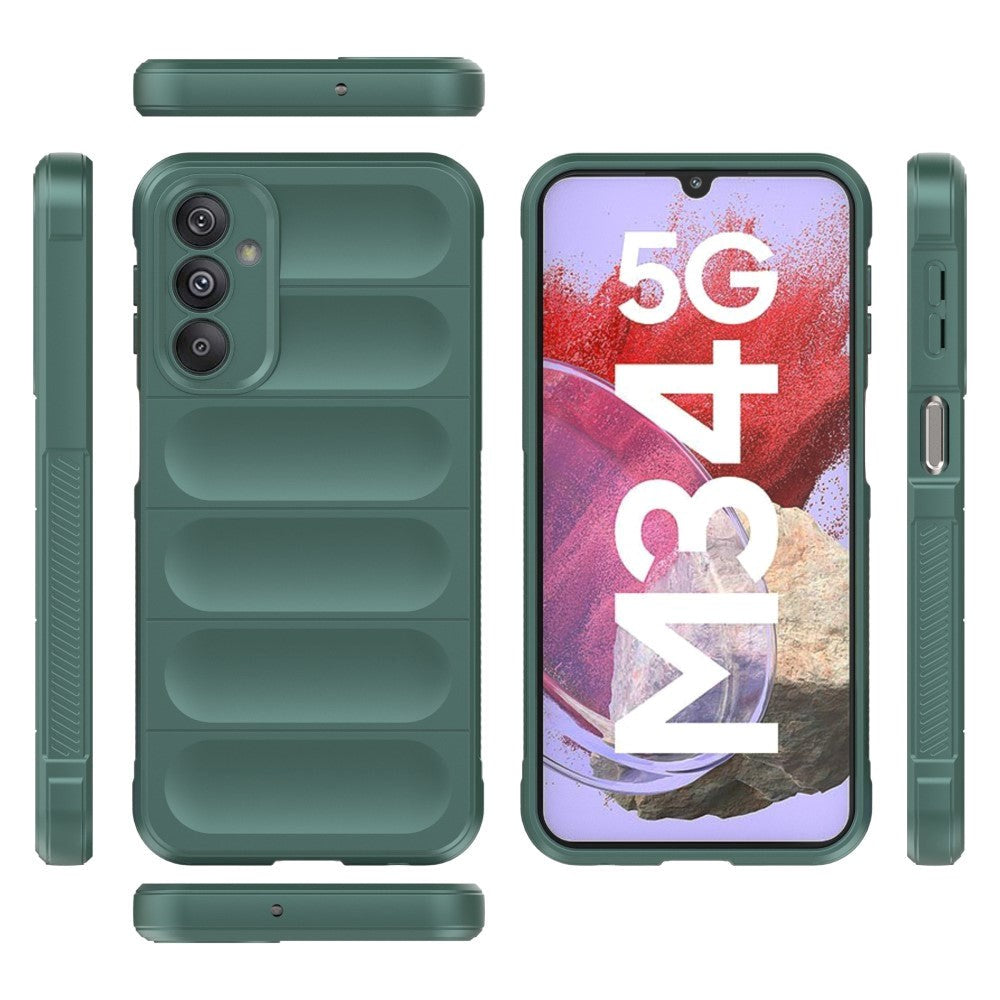 Samsung Galaxy M34 (5G) / F34 (5G) Flexible Plastic Case - Green