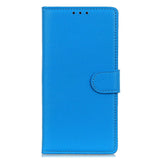 Honor 90 PU Litchi Leather Wallet Case - Blue