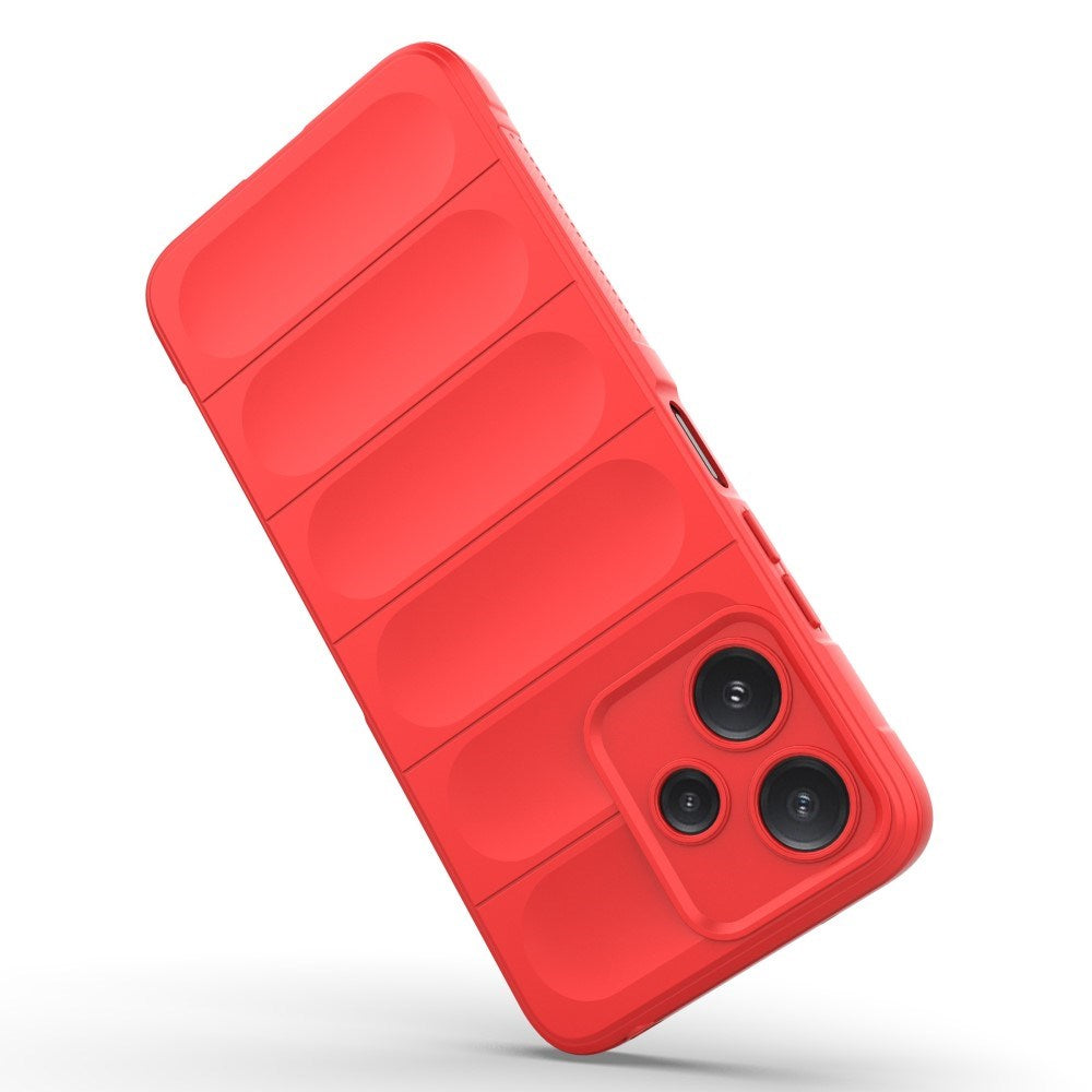 EIDERWOOD Xiaomi Redmi 12 (5G) / Poco M6 Pro (5G)  Flexible Plastic Case - Red