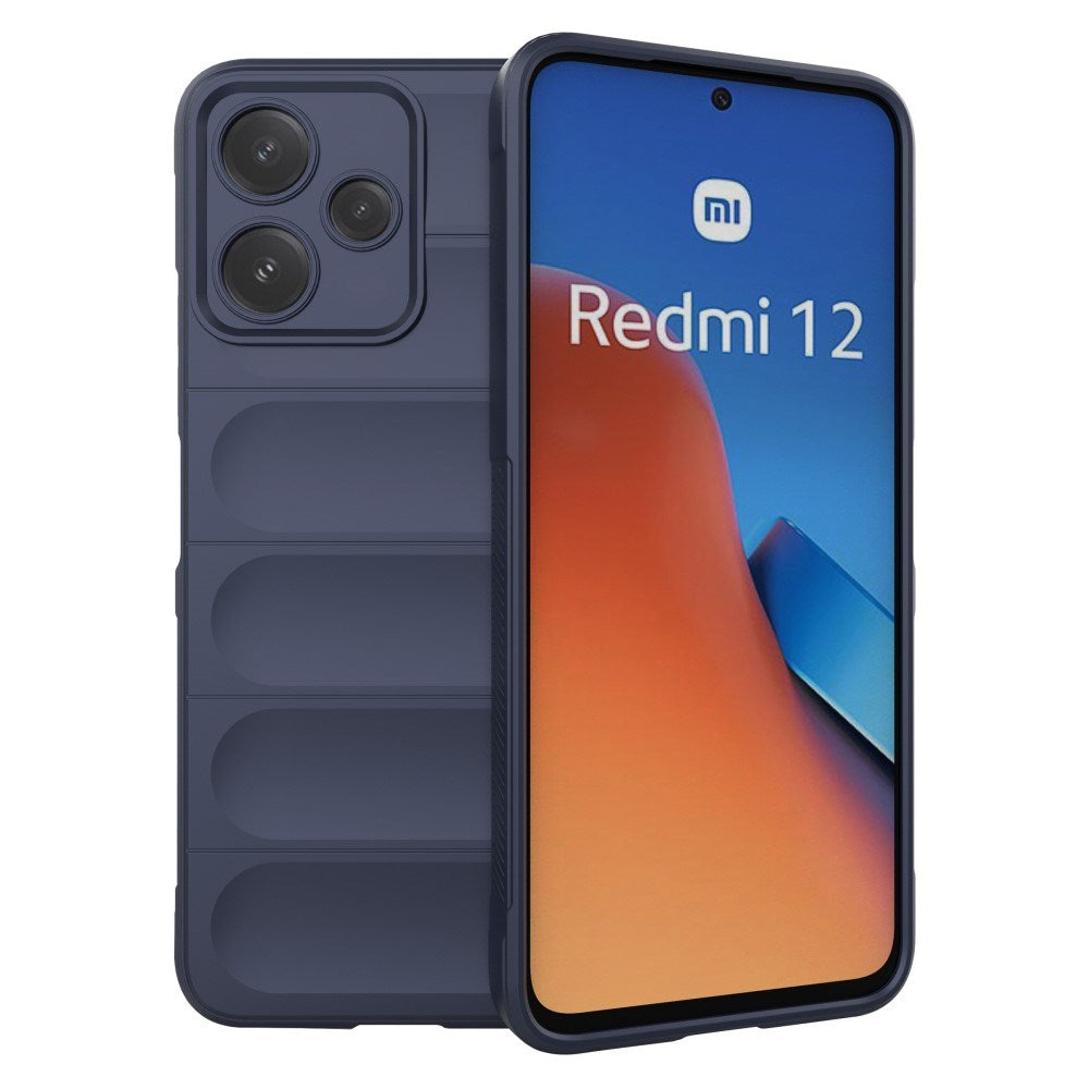 EIDERWOOD Xiaomi Redmi 12 (5G) / Poco M6 Pro (5G)  Flexible Plastic Case - Dark Blue