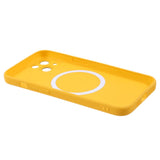 iPhone 13 Silicone Case with Camera Protector - MagSafe Compatible - Yellow