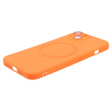 iPhone 13 Silicone Case with Camera Protector - MagSafe Compatible - Orange