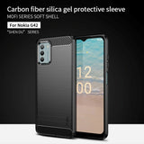 Nokia G42 Brushed Carbon Fiber Plastic Case - Black