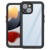 iPhone 15 Redpepper IP68 Waterproof Case - Black / Transparent
