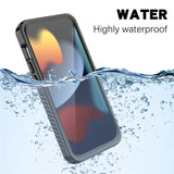 iPhone 15 Plus Redpepper IP68 Waterproof Case - Black / Transparent