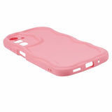 EIDERWOOD Samsung Galaxy S23 FE Flexible Plastic Case with Wavy Edges - Hot Pink