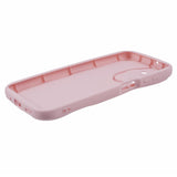 EIDERWOOD Samsung Galaxy S23 FE Flexible Plastic Case with Wavy Edges - Pink