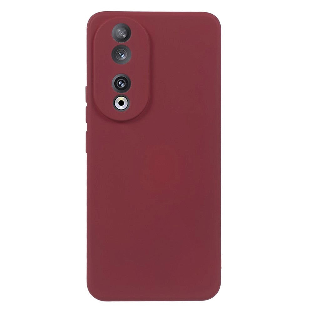 Honor 90 Flexible Plastic Case - Wine Red