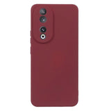 Honor 90 Flexible Plastic Case - Wine Red