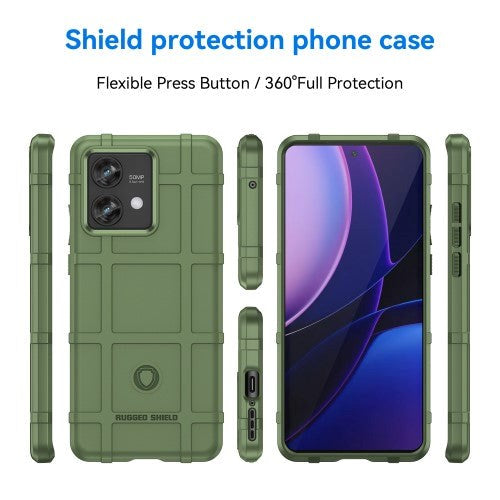 Motorola Edge 40 Neo Rugged Shield Case - Green