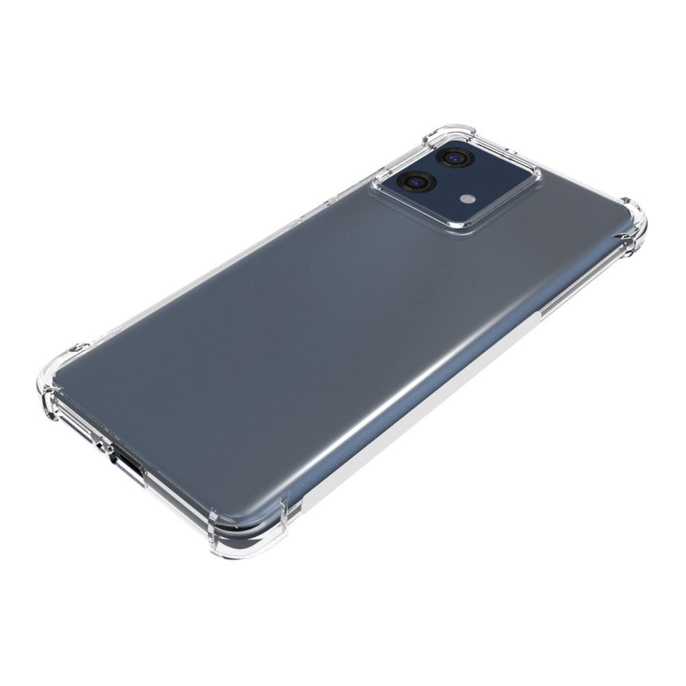 Motorola Edge 40 Neo Shockproof Flexible Plastic Case - Transparent