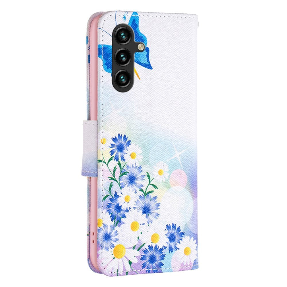 Samsung Galaxy A15 (5G) / A15 Leather Wallet Case & Print - Flowers & Butterfly