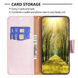 Samsung Galaxy A15 (5G) / A15 PU Litchi Leather Wallet Case - Rose Gold