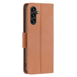 Samsung Galaxy A15 (5G) / A15 PU Litchi Leather Wallet Case - Brown