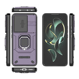 Xiaomi 13T / 13T Pro Tough Case w. Magnetic Kickstand & Cam Slider - Purple