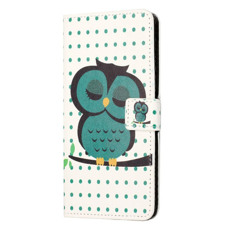 Samsung Galaxy A15 (5G) / A15 Leather Wallet Case & Print - Sleeping Owl