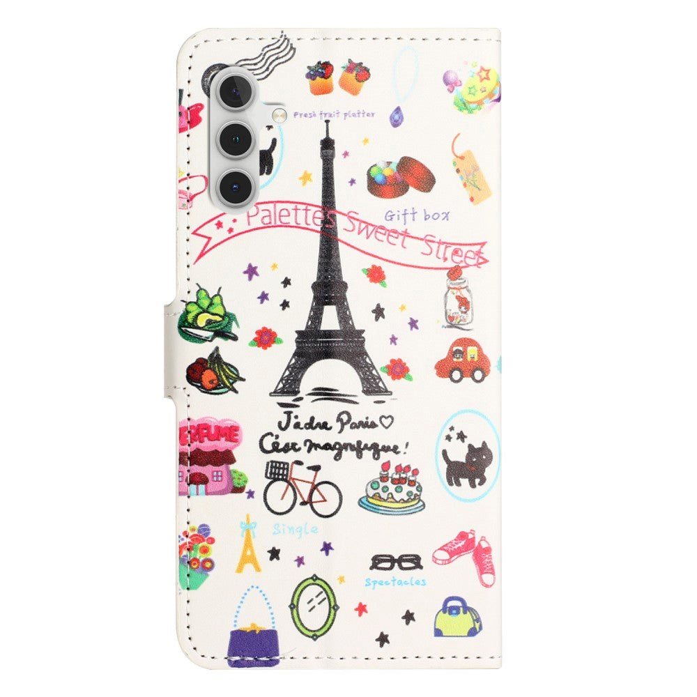 Samsung Galaxy A15 (5G) / A15 Leather Wallet Case & Print - The Eiffel Tower