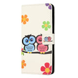 Samsung Galaxy A15 (5G) / A15 Leather Wallet Case & Print - Owl Couple