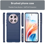 EIDERWOOD Oppo A2 Pro (5G) Carbon Fiber Flexible Plastic Case - Blue