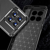 Xiaomi 14 Pro Carbon Fiber Flexible Plastic Case - Black