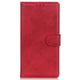 Samsung Galaxy A15 (5G) / A15 Leather Flip Case w. Wallet - Red