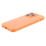 iPhone 15 Pro Flexible Plastic Case w. Glitter - Orange