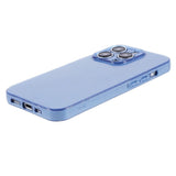 iPhone 15 Pro Flexible Plastic Case w. Glitter - Blue