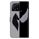 Xiaomi 13T / 13T Pro Leather Wallet Case w. Print - Angel Wings