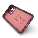 EIDERWOOD Motorola Moto G84 Flexible Plastic Case - Wine Red