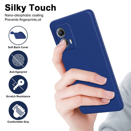 EIDERWOOD Motorola Moto G53 Liquid Silicone Case - Blue